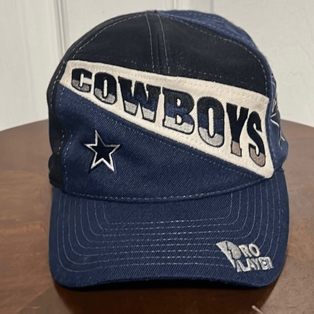 🏈🏈 True Vintage DALLAS COWBOYS Early‎ 90's NFL Pro Player Snapback Hat - EUC